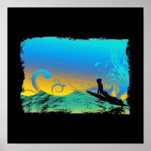 Surfaflicka Poster