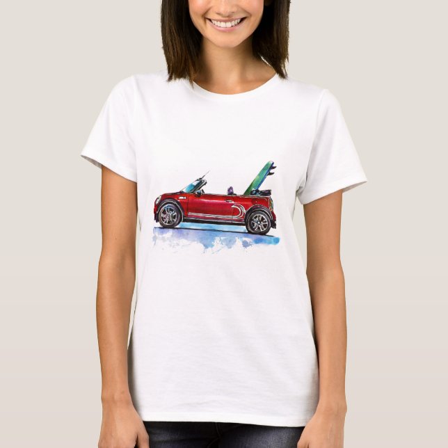 Surfakortkort T Shirt (Framsida)
