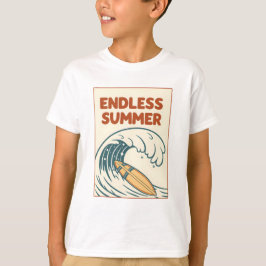 Surfan är uppe, för sommaren på! t shirt