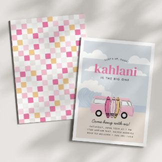 Surfan BIG ONE Girls första hösten Inbjudningar