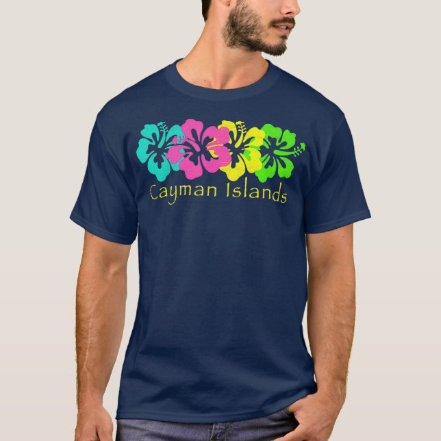 Surfan Caymanöarna Tropical Beach Cayman Island T Shirt (Framsida)