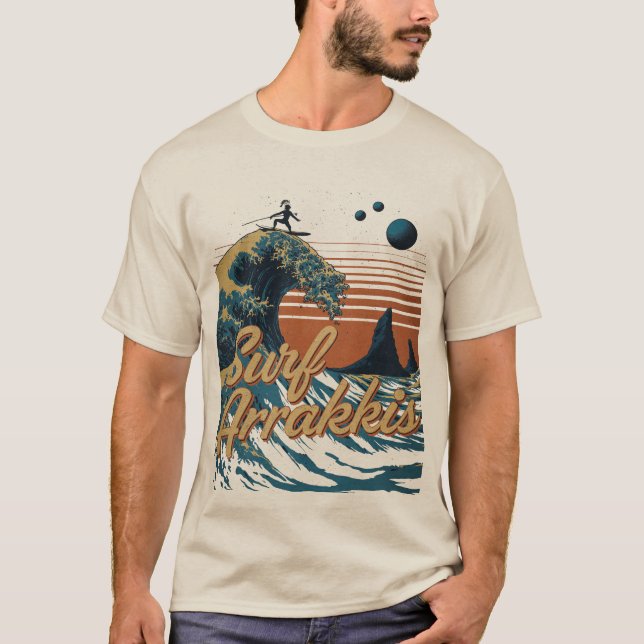 Surfan Dunes of Arrakis T Shirt (Framsida)