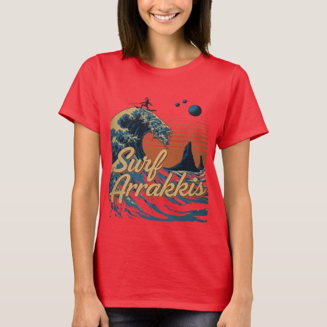 Surfan Dunes of Arrakis T Shirt (Framsida)
