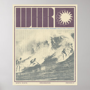 Surfan för western hydrodynamisk forskning Poster