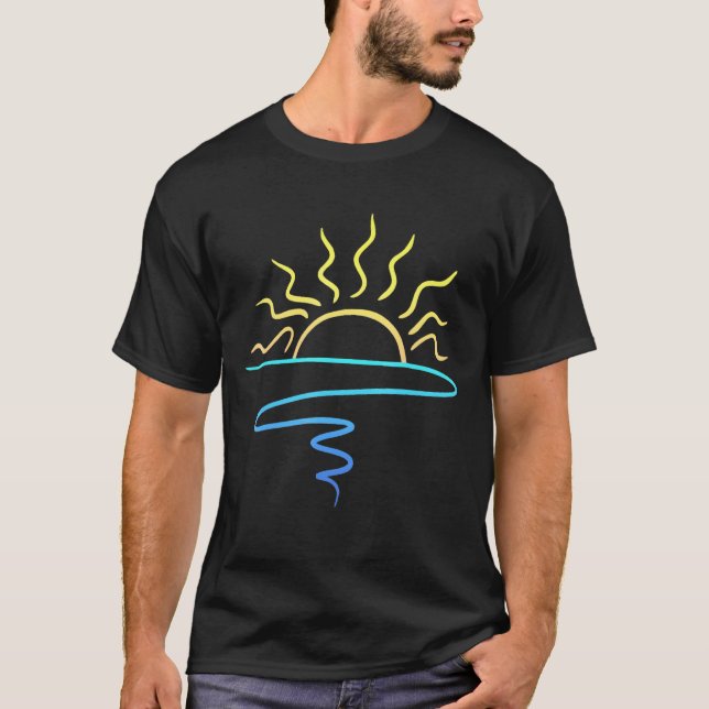 SURFAN i SOL T Shirt (Framsida)