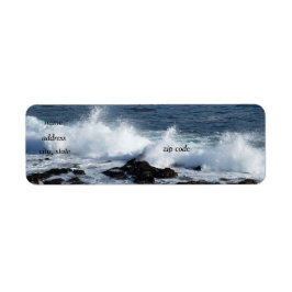 Surfan i Stillahavsområdet Returadress Etikett