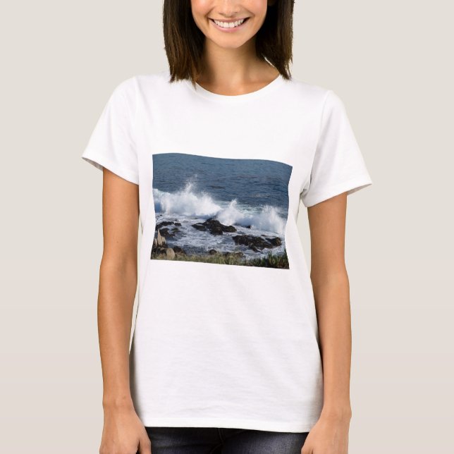 Surfan i Stillahavsområdet T Shirt (Framsida)