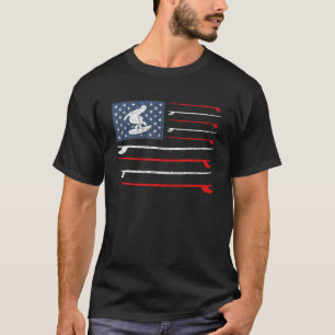 SURFAN Patriotic Surfing Surfing i USA, 4:e juli T Shirt
