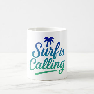 Surfan ringer kaffemugg