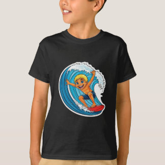 Surfan Vågar - Äventyr vid Stil T Shirt