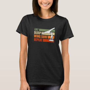 Surfan Wingsurf vid Eat Ssov Vinge Foil Vinge T Shirt