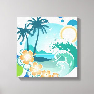 Surfan Wrapped Canvas