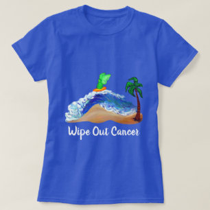 Surfande ängel, torka ut cancerskjortan t-shirt