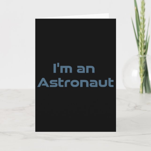 Surfande astronaut retro rymd våg rolig kosmisk  kort (Framsida)