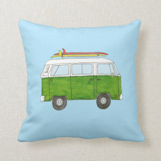 Surfande Campervan Kudde