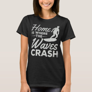 Surfande hem är den plats där den Vinkara kraschöv T Shirt