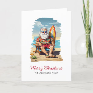 Surfande julklapp - julklapp - Helgdag Helgkort