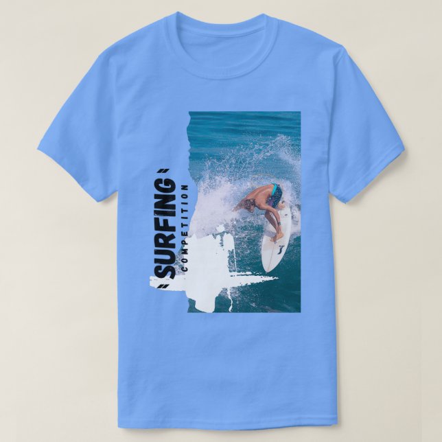 Surfande konkurrens t shirt (Design framsida)