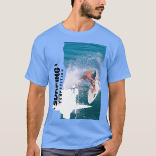 Surfande konkurrens t shirt