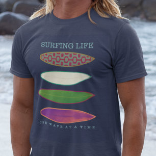 surfande liv mode t shirt