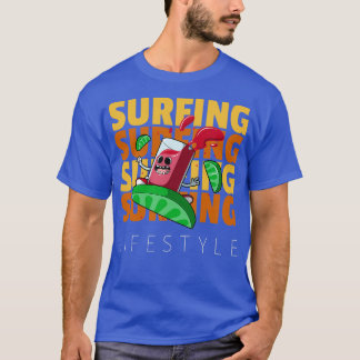 Surfande livsstil t shirt