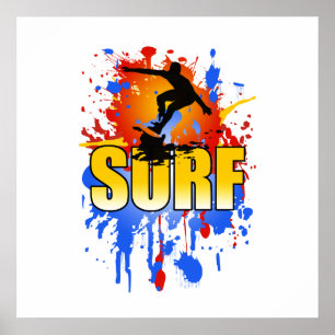 surfande poster