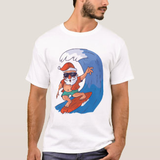Surfande Santa T Shirt