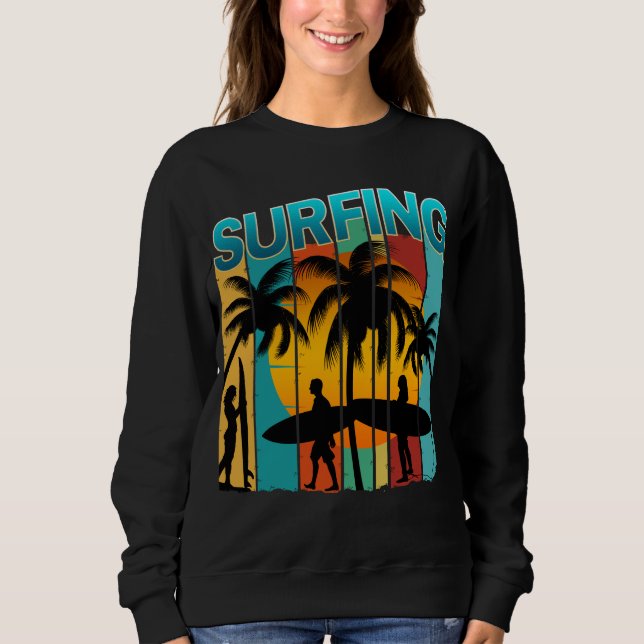 surfande sommarlov t shirt (Framsida)