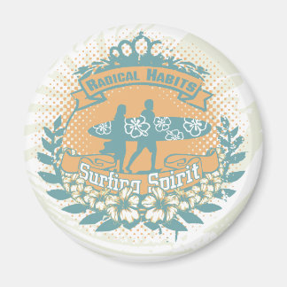 Surfande spirt, skjortor och gåvor magnet