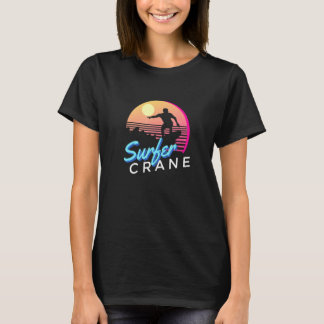 Surfande trana Vintage sommar Vintage stil sommar T Shirt