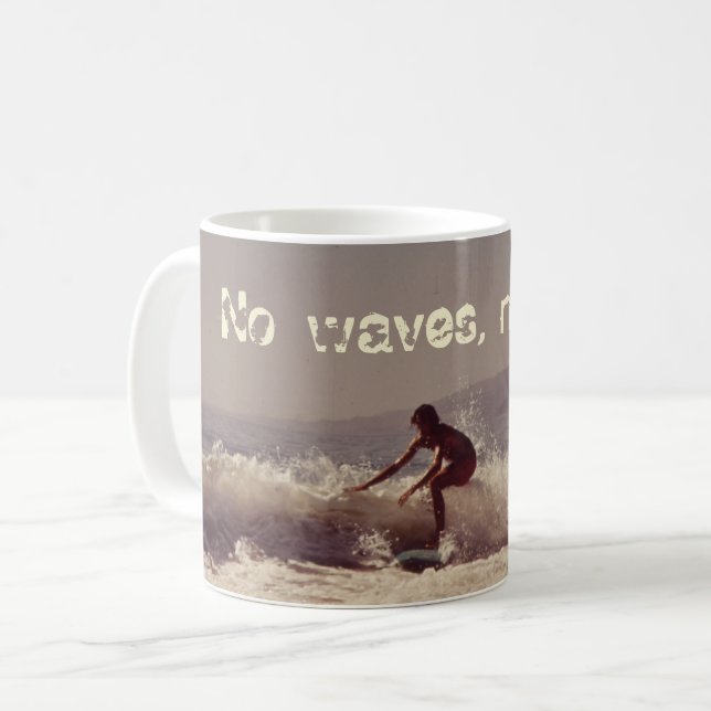 Surfande utan Vinkar, ingen lockande motiv Kaffemugg (Framsida vänster)