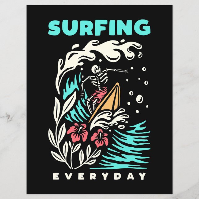 Surfande varje dag (Framsida)
