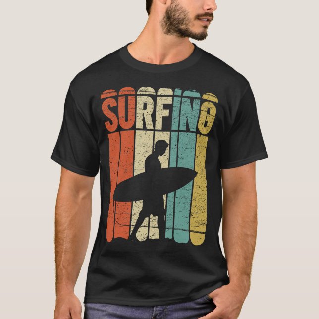 Surfande Vintage Tee (Framsida)