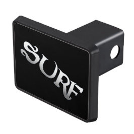 Surfans svarta tipptäckningsmottagare dragkroksskydd