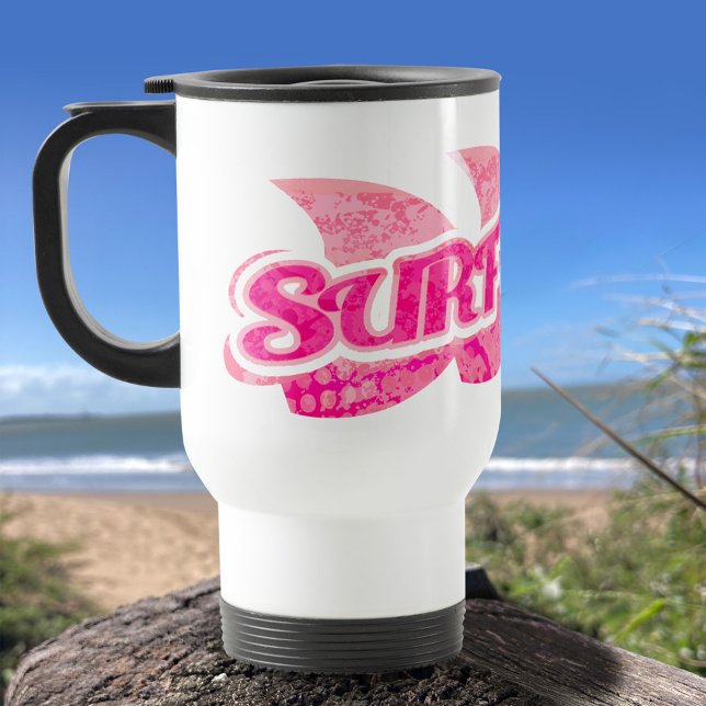 Surfans Up bright rosa Flickor surfer resemugg (Skapare uppladdad)