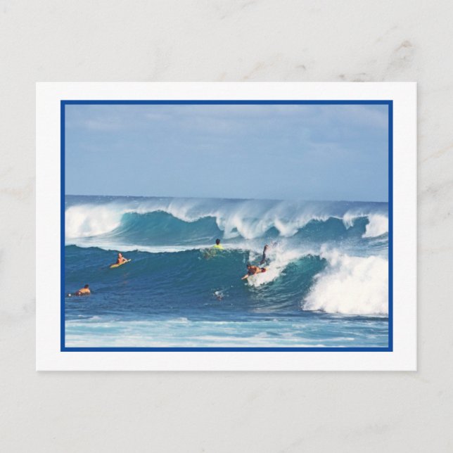 "SURFANS UP/KAUAI POSTCARD VYKORT (Framsida)