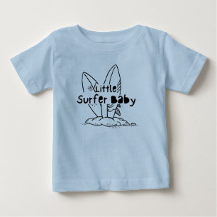 Surfans upp Baby Cute Future Surfer Baby T Shirt