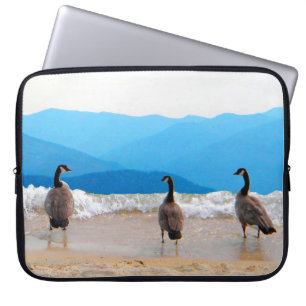 Surfans upp! - Gäss Laptop Sleeve