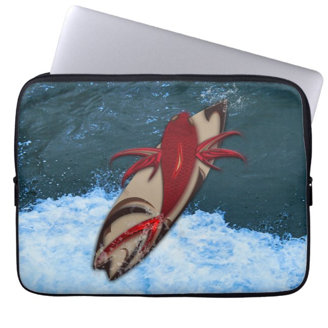 Surfans upp laptop fodral (Framsidan)