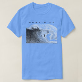 Surfans upp- och ändvattenvåg t shirt