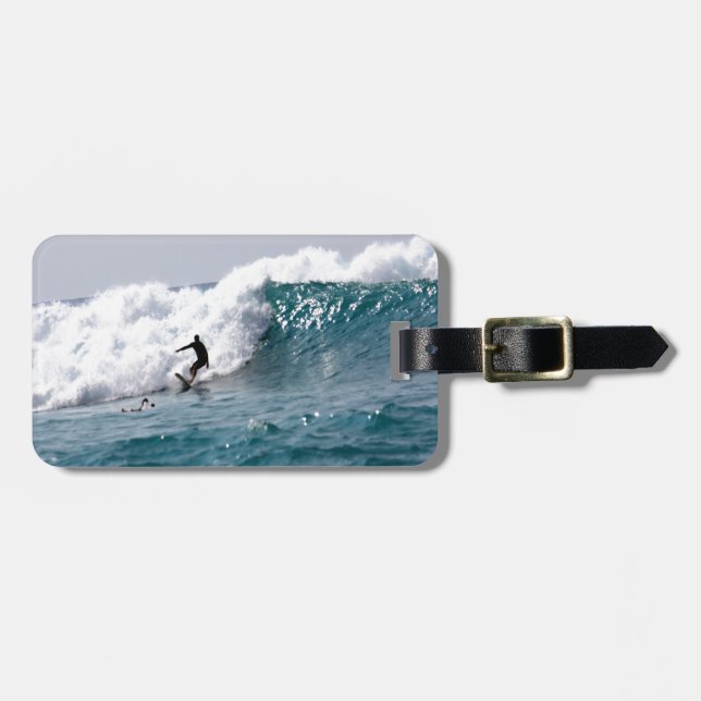 Surfans upp på Hawaii! Bagagebricka (Horisontell Framsida)