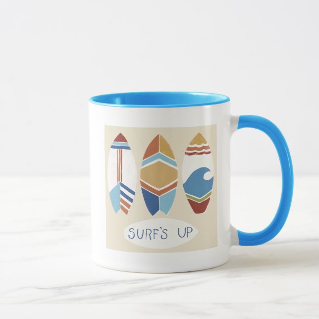 Surfans upp! Surfboard Mugg (Höger)