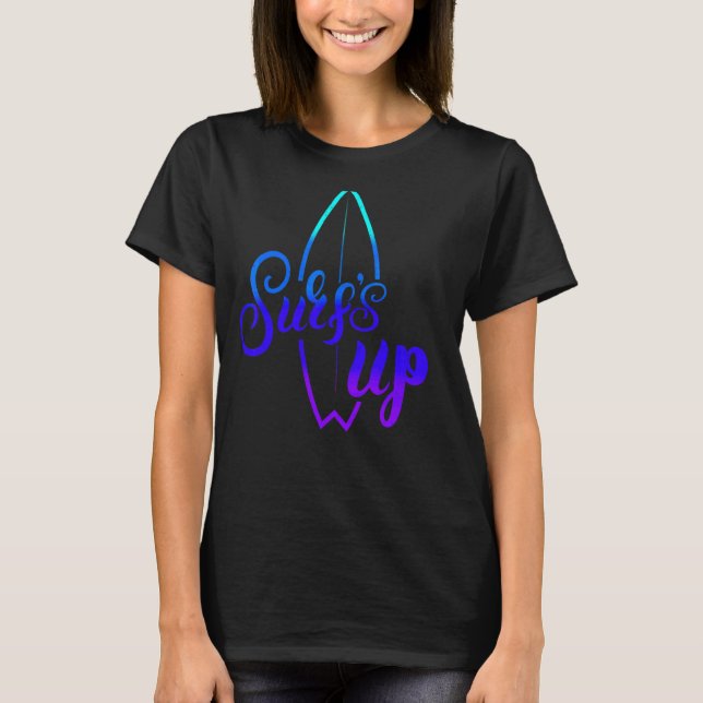 Surfans upp t shirt (Framsida)