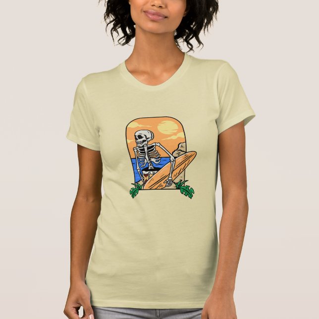 Surfans upp t shirt (Framsida)