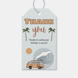 Surfans upp-Tack-Märkre Presentetikett