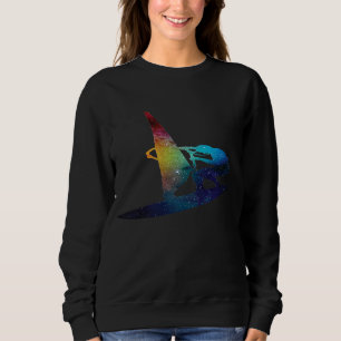Surfapparat för coola Vind i Space Surfa Galaxy Pr T Shirt