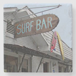 Surfapub, galenskapstrand, South Carolina Stenunderlägg