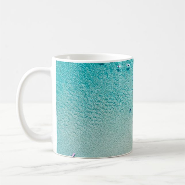 Surfare Aerivat, klart hav. Kaffemugg (Vänster)