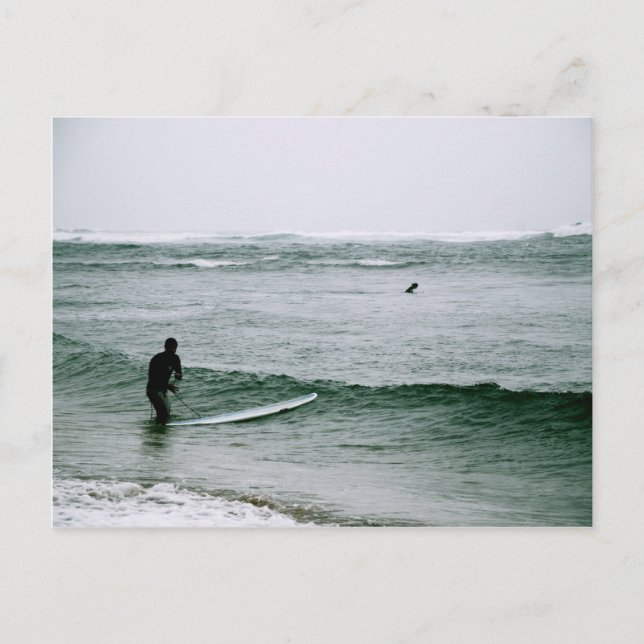 Surfare på Nordshore Vykort (Framsida)