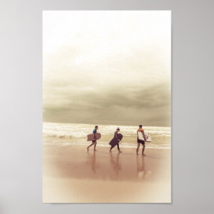 Surfare Retro Poster